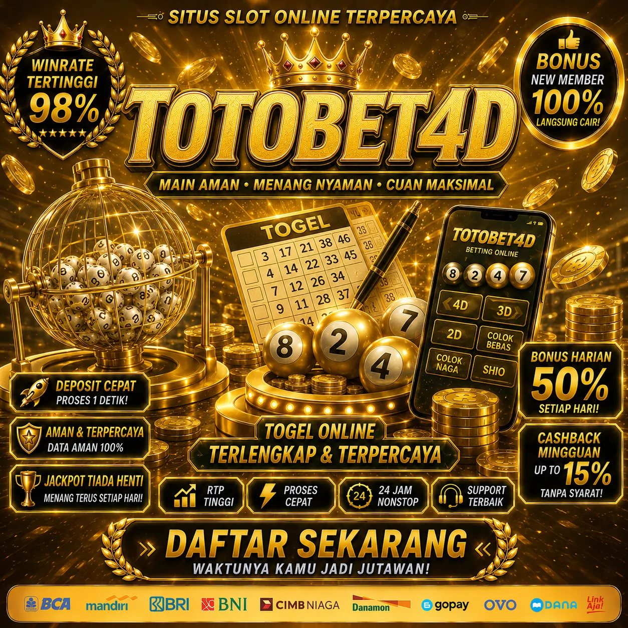 TOTOBET4D Banner